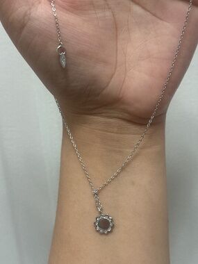 925 FOSSIL you are my sunshine necklace Silver